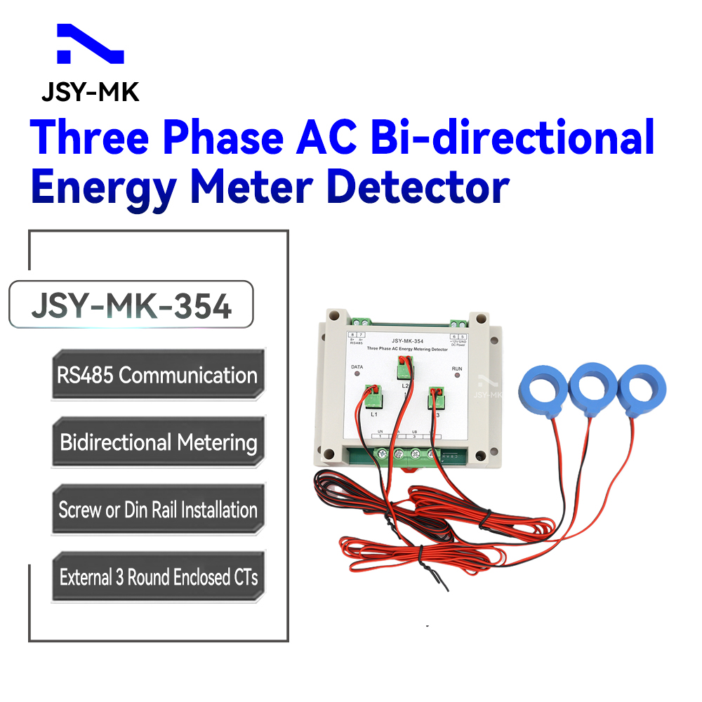 Energy Meter Bidirectional - JSY-MK-354 3P4W 80A AC Bidirectional Energy