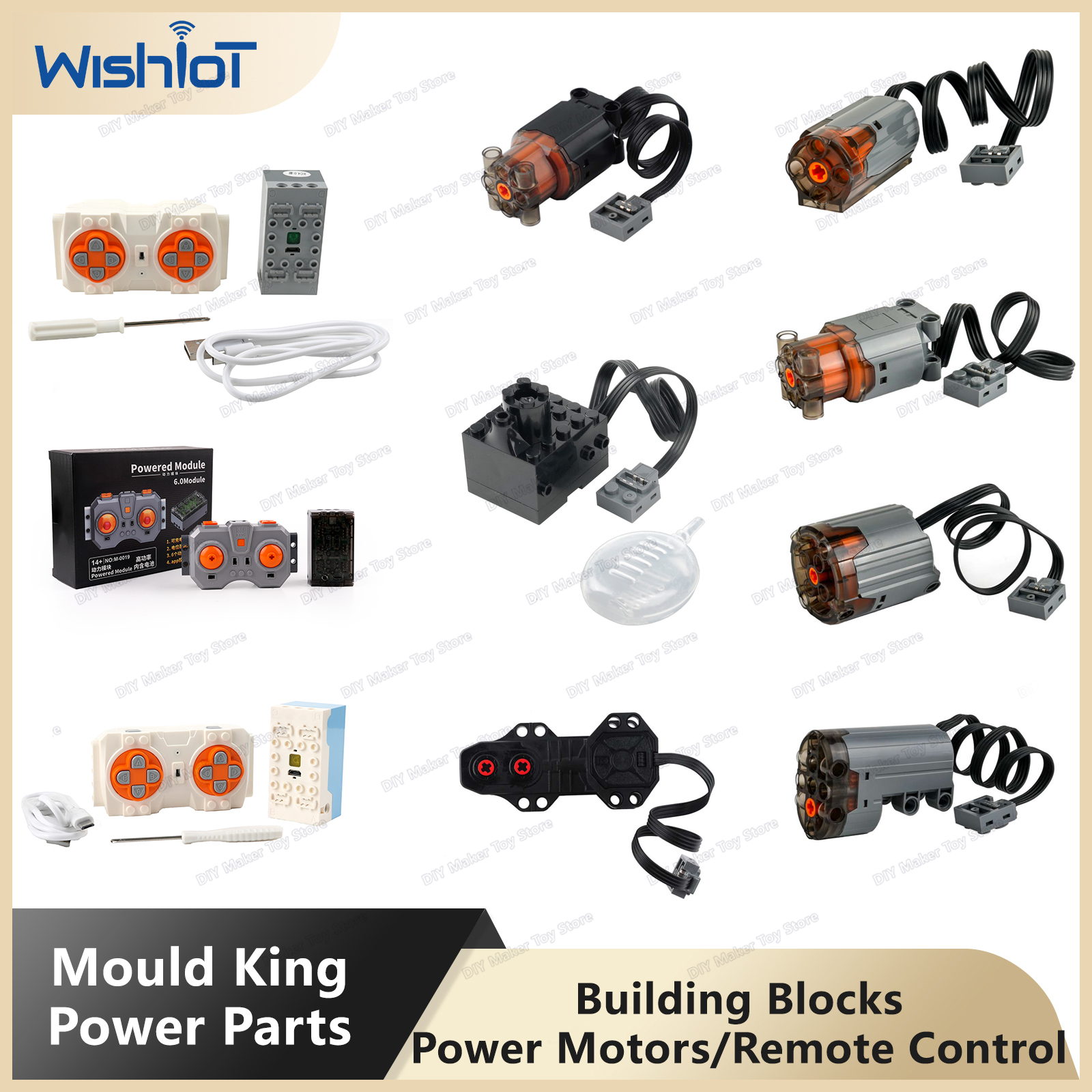 Renewable Energy Lego - Mould King Power Functions Technical Parts
