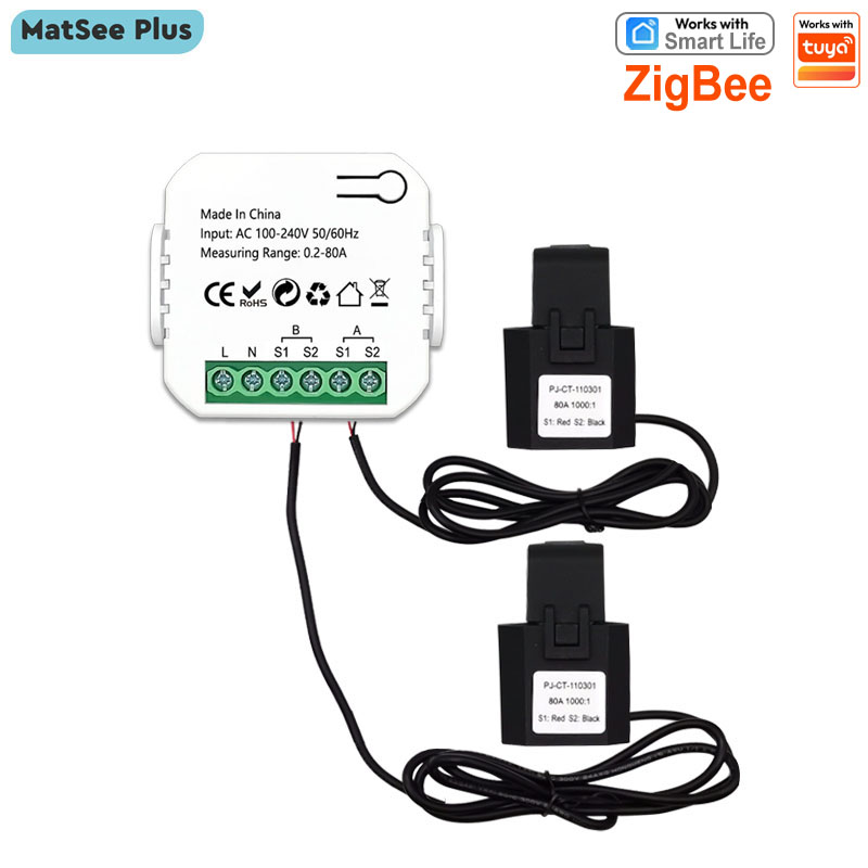 Smart ZigBee Energy Meter 1, 2 - Energy Meter Bidirectional ulasan dan harga