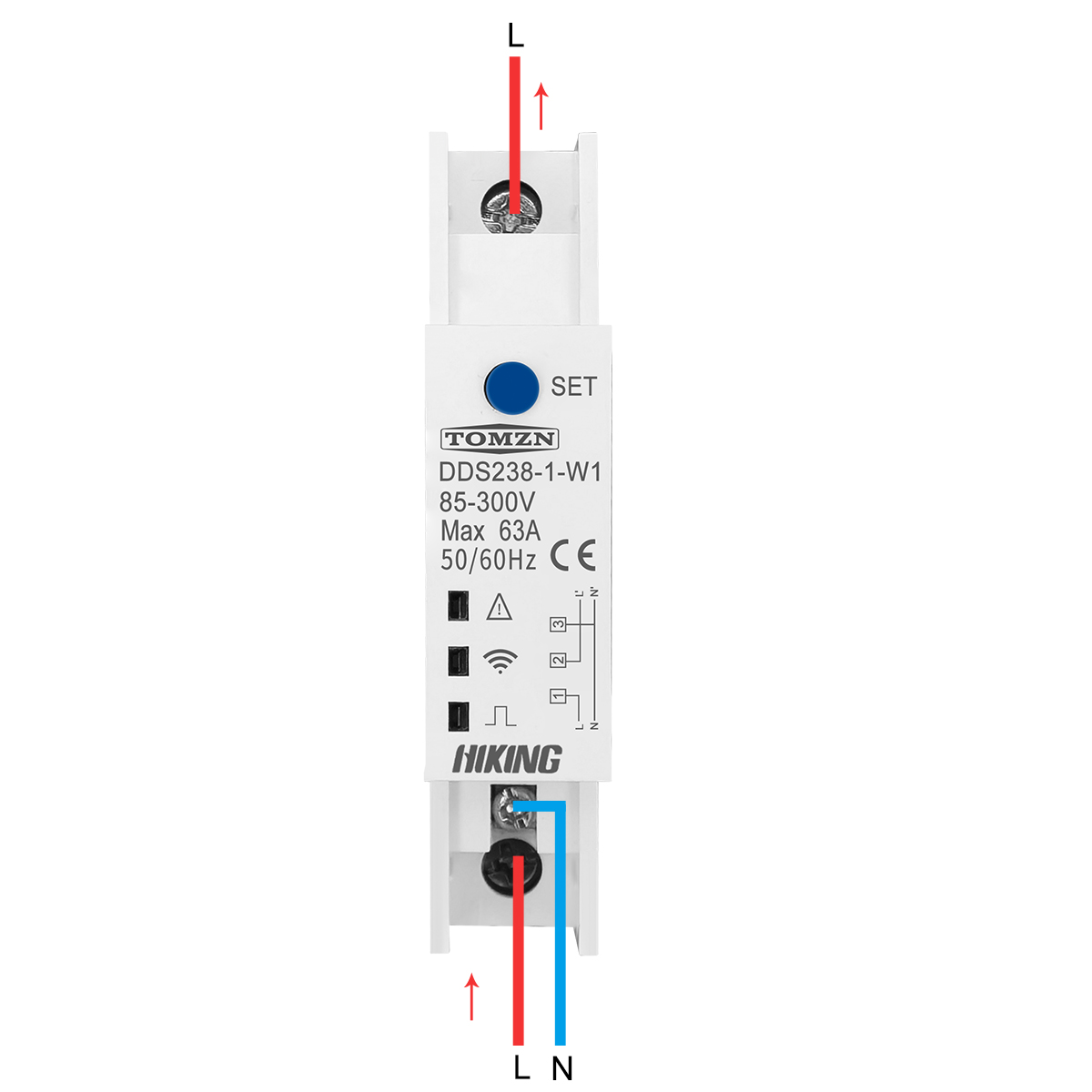 18mm 63A WIFI smart Bidirectio - Energy Meter Bidirectional ulasan dan harga