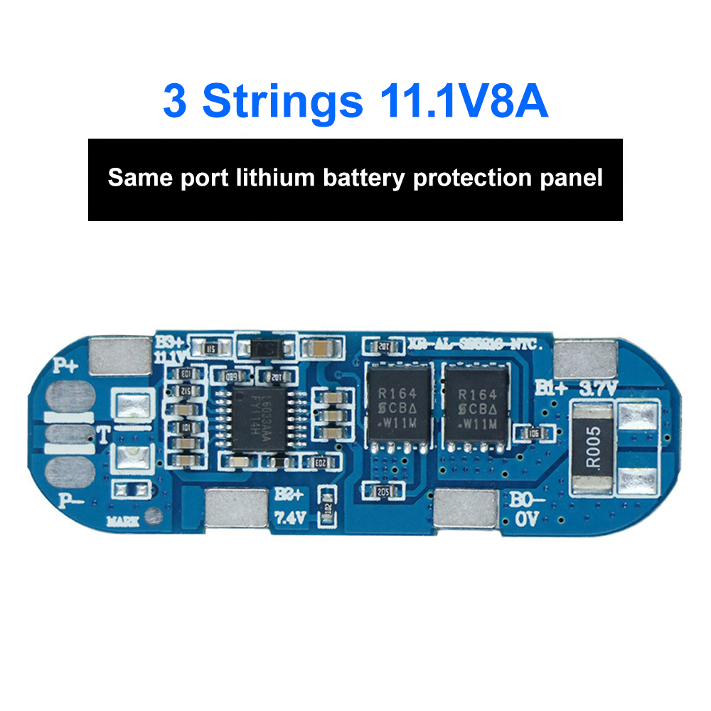 BMS 3S 8A 11.1V 18650 Li-ion B - Lifepo4 Battery Pack ulasan dan harga