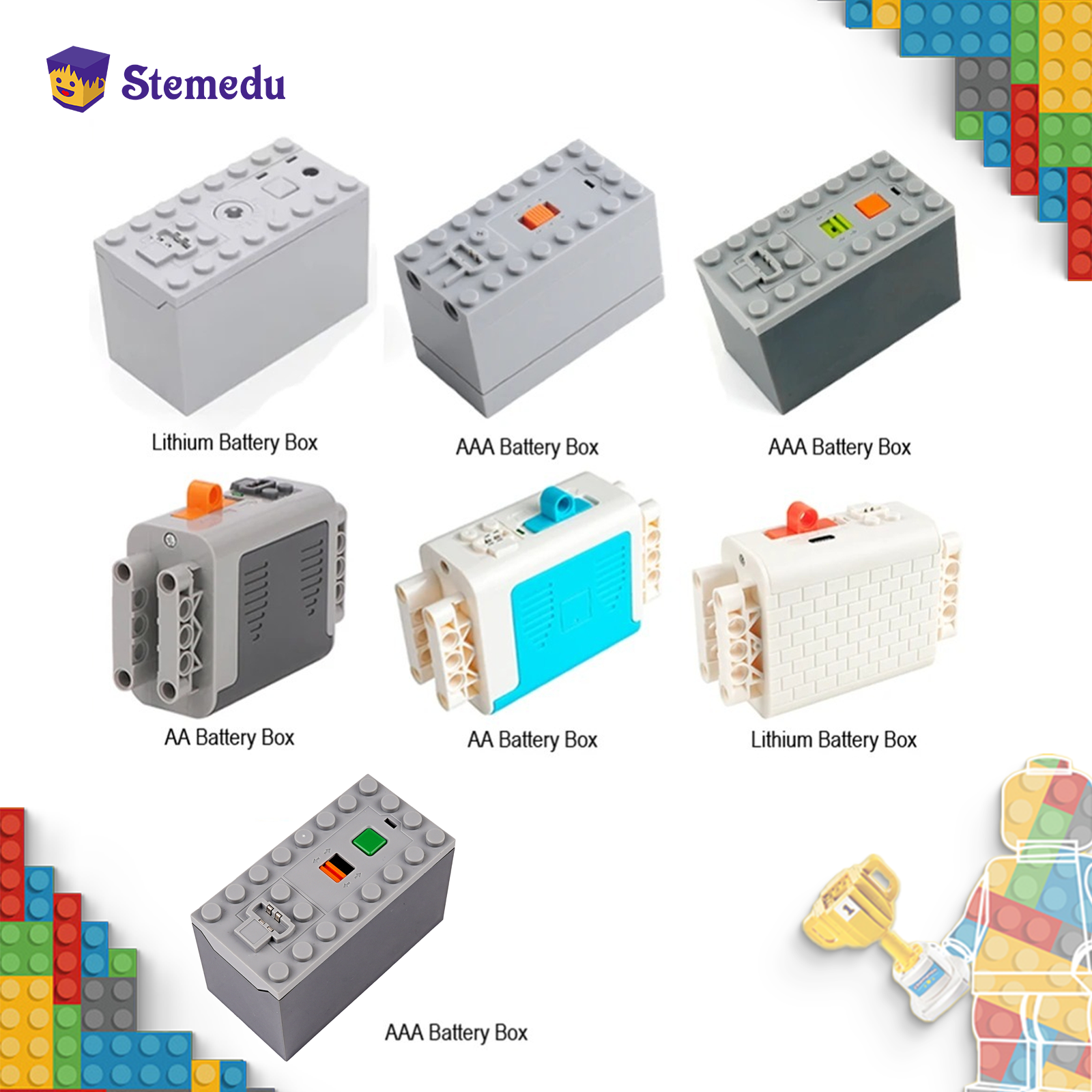 MOC Rechargeable AA /AAA Batte - Renewable Energy Lego ulasan dan harga