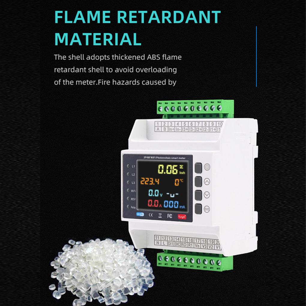 Three Phase Tuya WiFi Smart Bi - Energy Meter Bidirectional ulasan dan harga