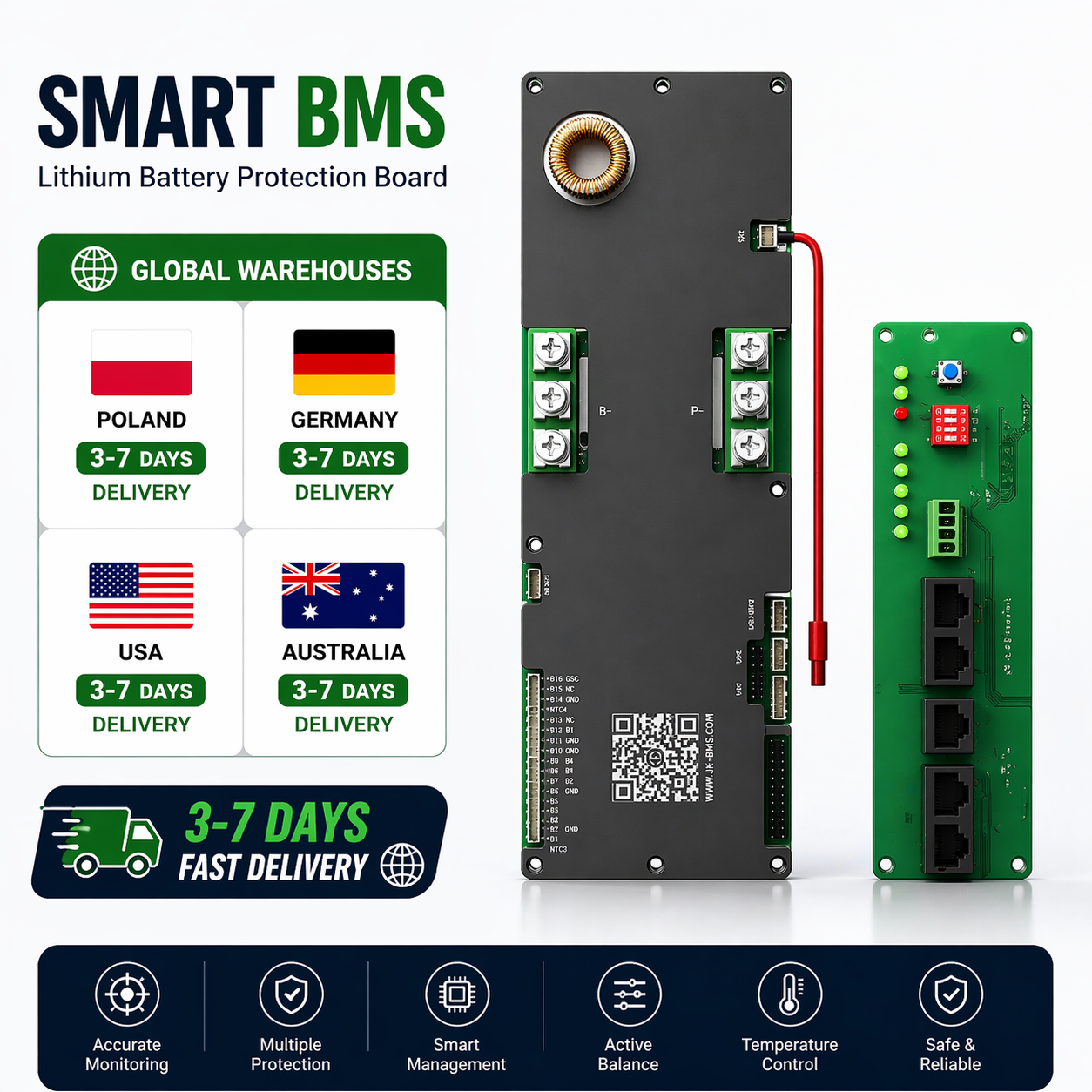 PB2A16S20P JKBMS 16S 200A Bms  - Lifepo4 Battery Pack ulasan dan harga
