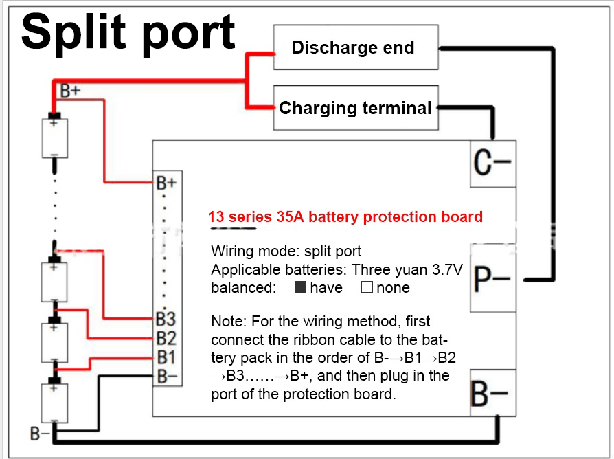 BMS 13S 48V 35A/50A With Balan - Lifepo4 Battery Pack ulasan dan harga