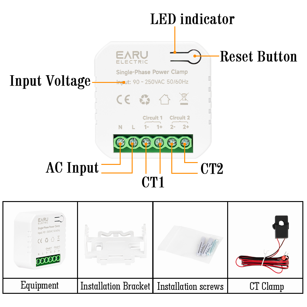 Tuya Smart ZigBee WiFi Energy  - Energy Meter Bidirectional ulasan dan harga
