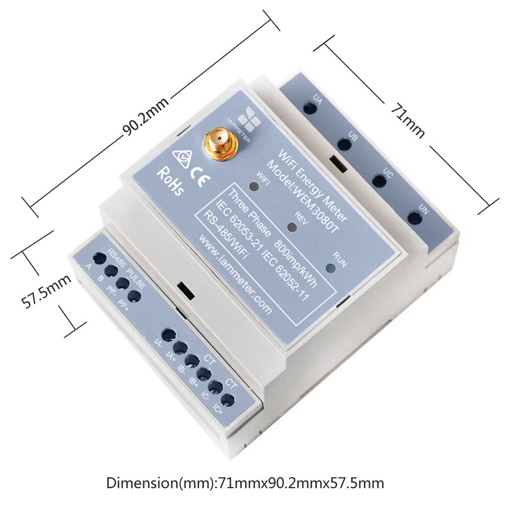Bidirectional 3-Phase Energy M - Energy Meter Bidirectional ulasan dan harga