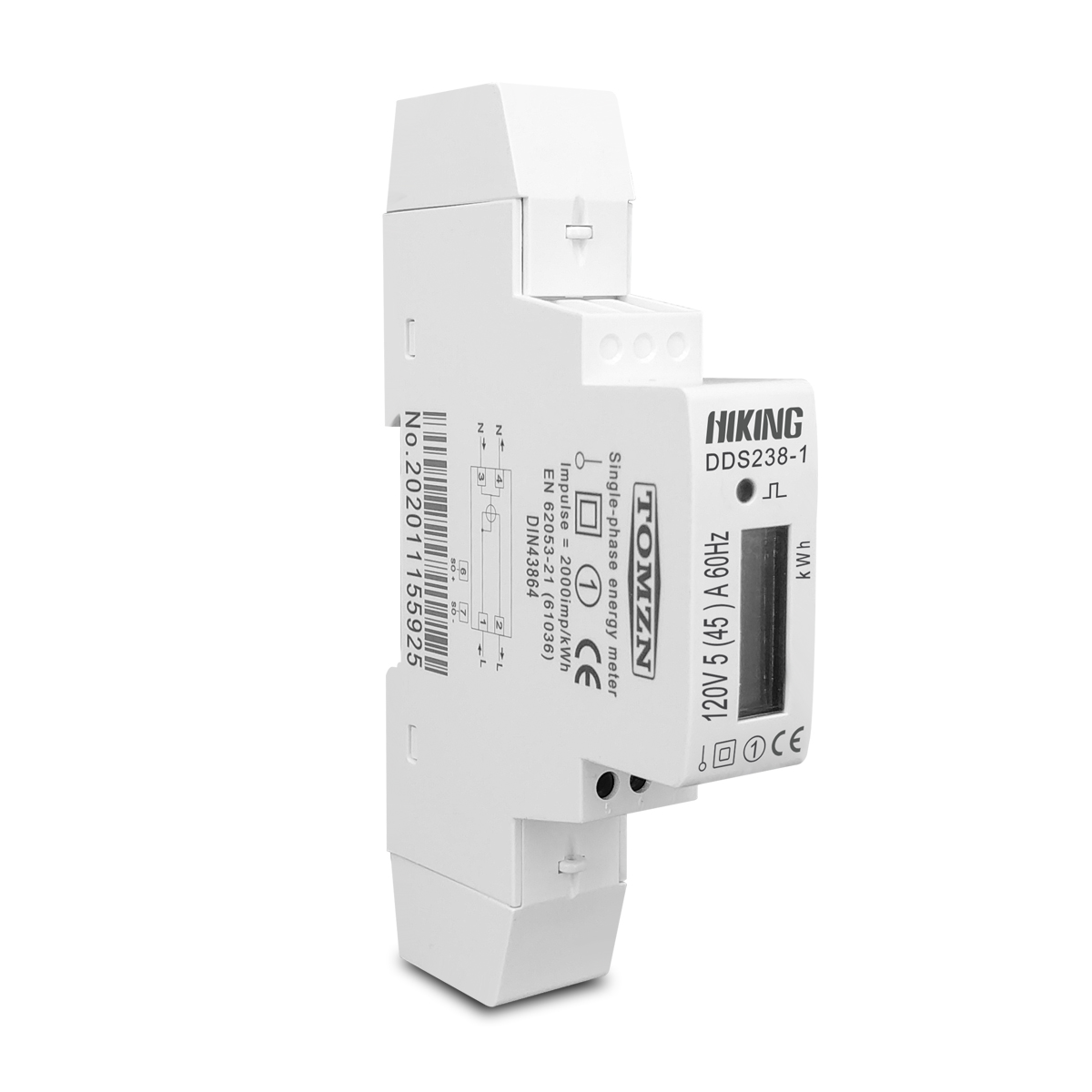 TOMZN 5(45)A 45A 220V 230V 50H - Energy Meter Bidirectional ulasan dan harga