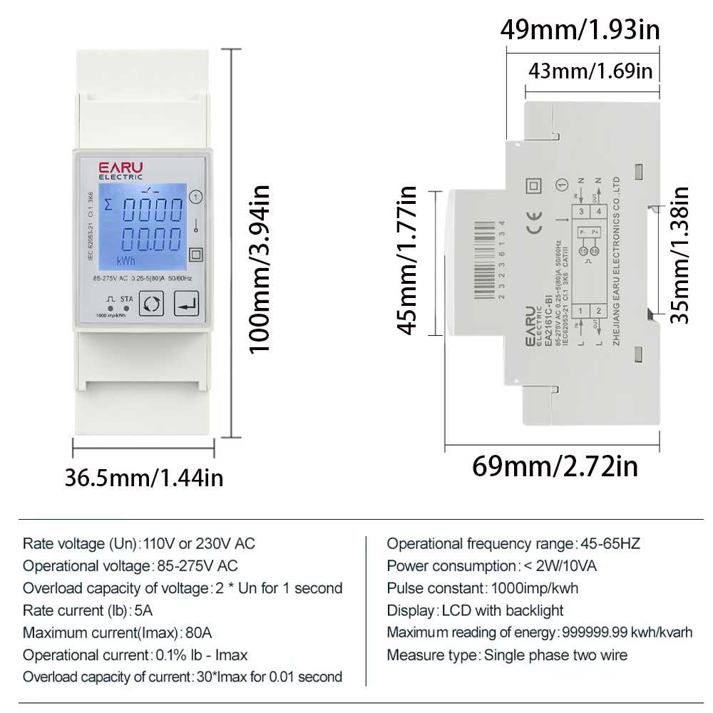 Tuya WiFi ZigBee Smart Energy  - Energy Meter Bidirectional ulasan dan harga