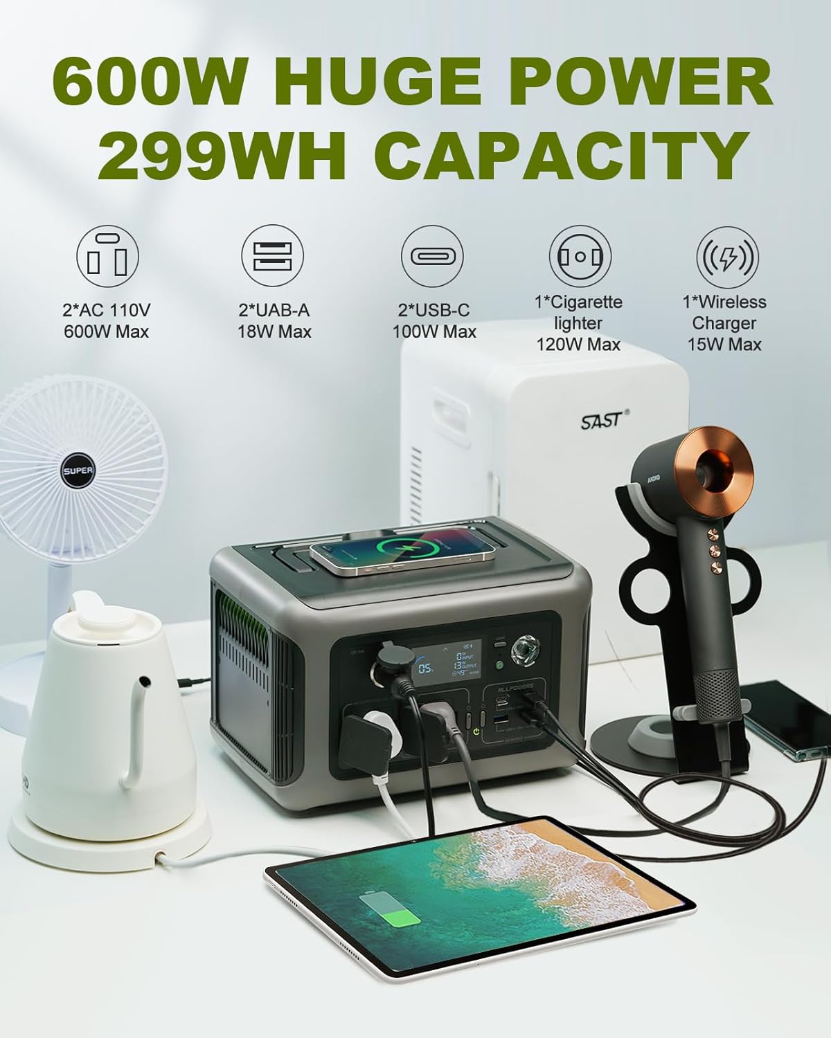 ALLPOWERS Portable Power Stati - Lifepo4 Battery Pack ulasan dan harga