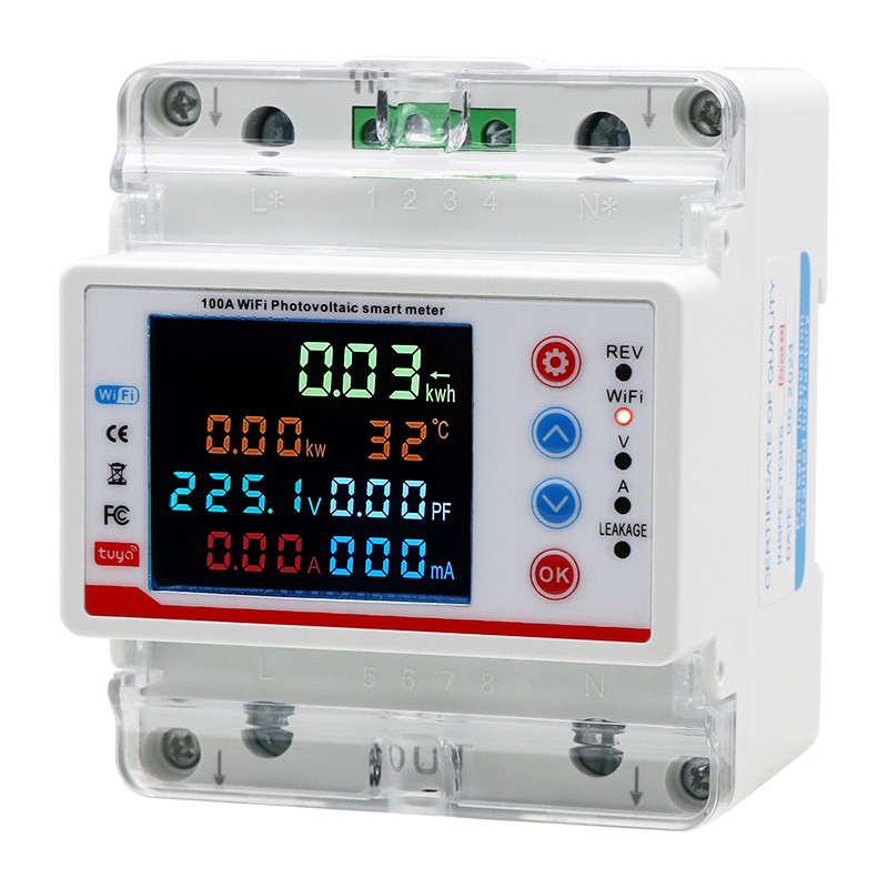 2P 100A Tuya WiFi Smart Bi-Dir - Energy Meter Bidirectional ulasan dan harga